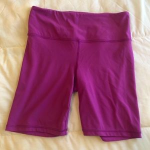Purple Athleta Bike Shorts - like new